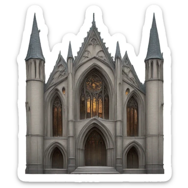 Gothic architecture sticker