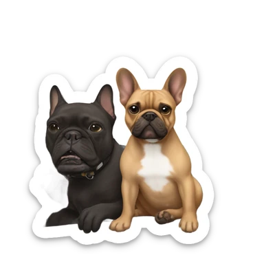 Black G wagon with brown french bulldog sticker