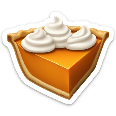 Pumpkin pie sticker