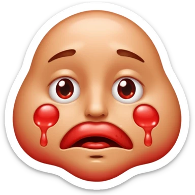 naso che cola, fai solo il naso sticker