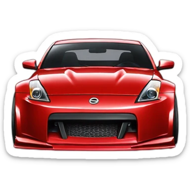 350z drift tuning red sticker