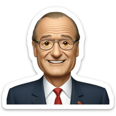 Jacques chirac sticker