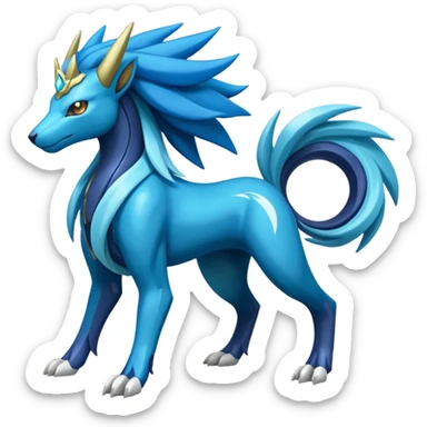 Manectric-Suicune-Cobalion-Zygarde-fusion-hybrid-creature  sticker