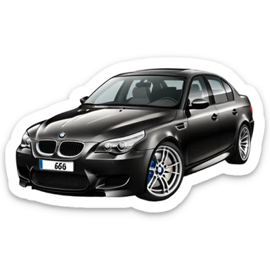 Bmw M5 E60 sticker