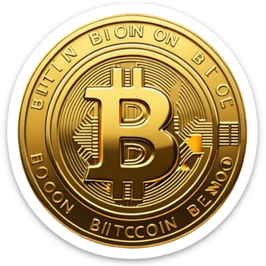 bitcoin logo sticker