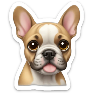 French bulldog fawn sticker