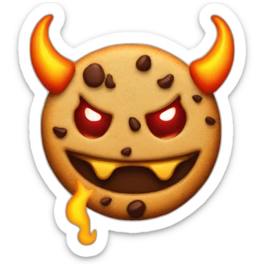 devilish cookies sticker