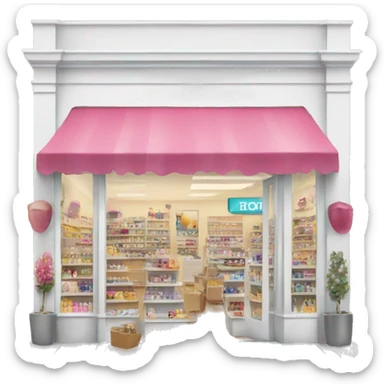 Beauty store sticker