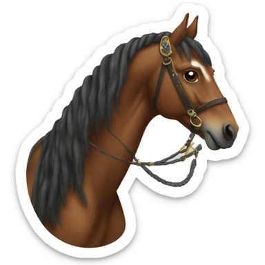 Renaissance horse sticker