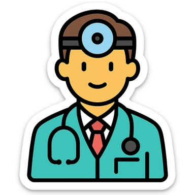 doctor icon sticker