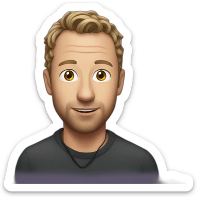 Chris Martin sticker