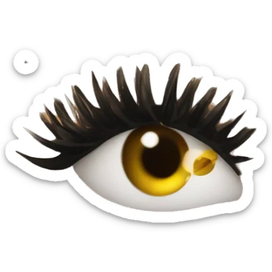 false lashes sticker