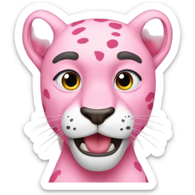 Pink panther sticker