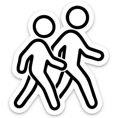 traffic people sticker