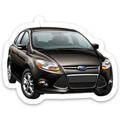 2011 black ford focus sticker