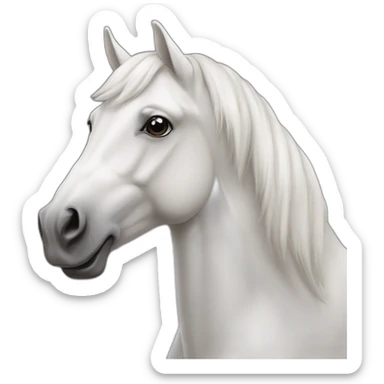 Cheval qui snif de la poudre blanche  sticker