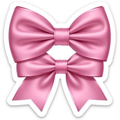 Cute girly bows sticker