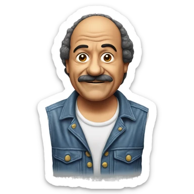 Cheech from Cheech and Chong  sticker