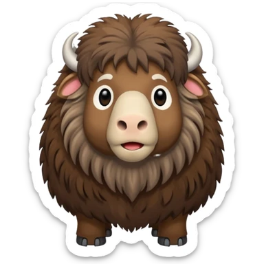 musk ox sticker