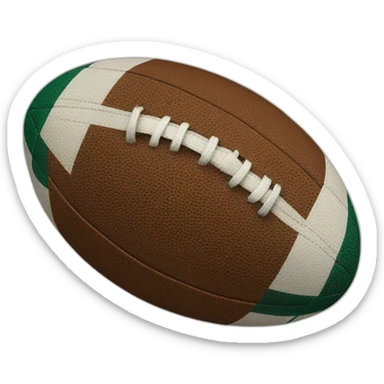 Rugby ball sticker
