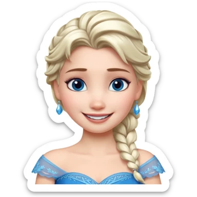 elsa frozen disney sticker