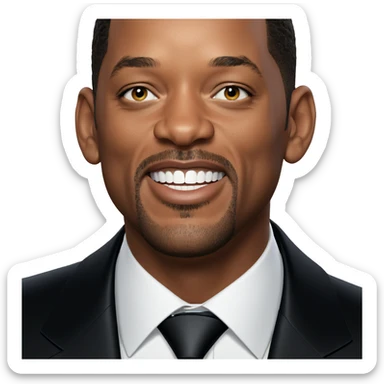 formal portrait of a male sticker