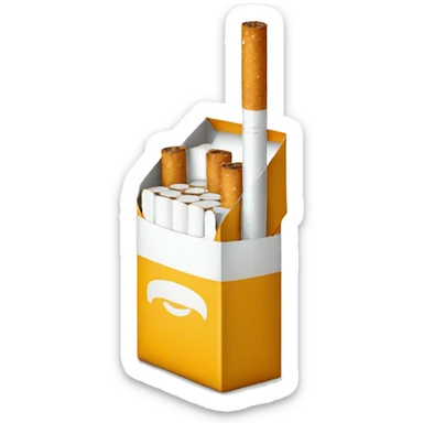 paquet de cigarettes sticker