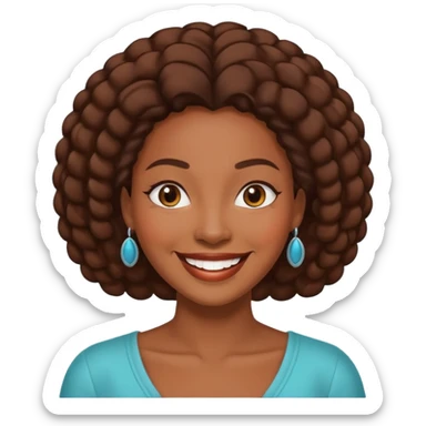 persona afroamericana casada  sticker