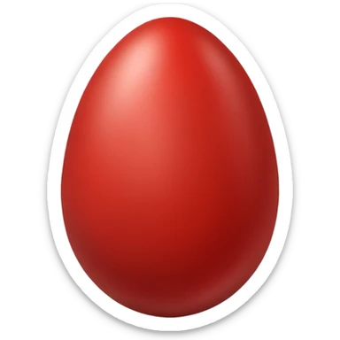 red egg sticker