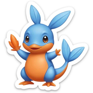 Mudkip (full body) sticker