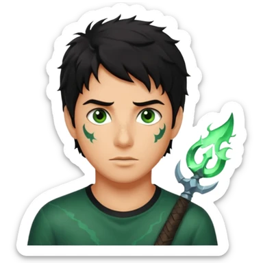 percy jackson show version sticker