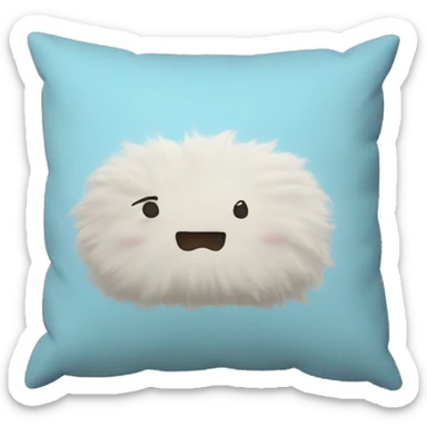 fluffy Pillow sticker