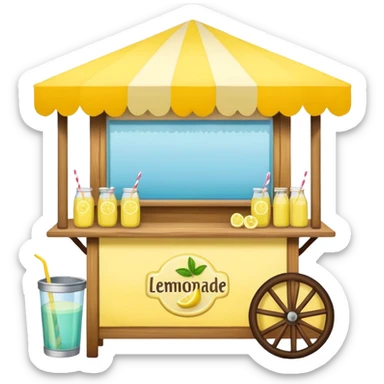 basic lemonade stall sticker