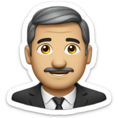 Tebboun président algérien sticker