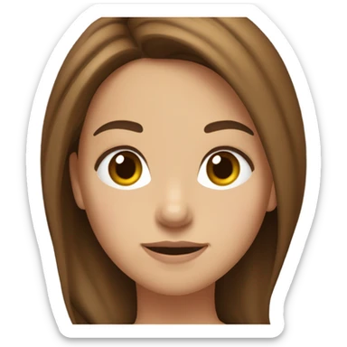 Allison who is fit, has brown hair, and is very fast and cute sticker