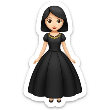 dans eden kadın sticker