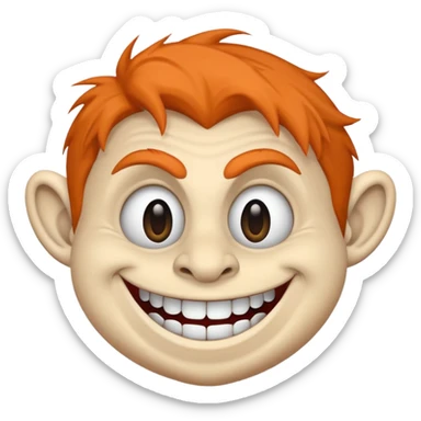Troll face sticker