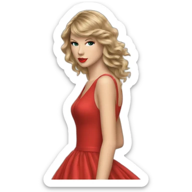 taylor swift Red sticker