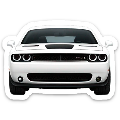 dodge challenger sticker