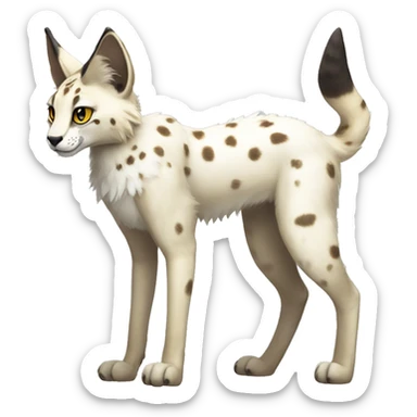 Sergal-Serval fullbody sticker