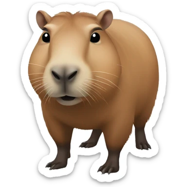 big booty capybara sticker