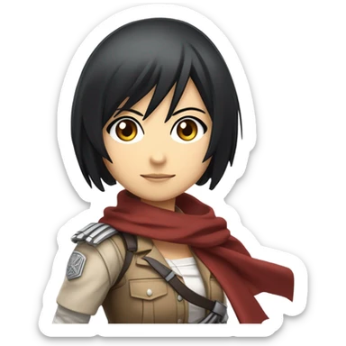 Mikasa Ackerman sticker
