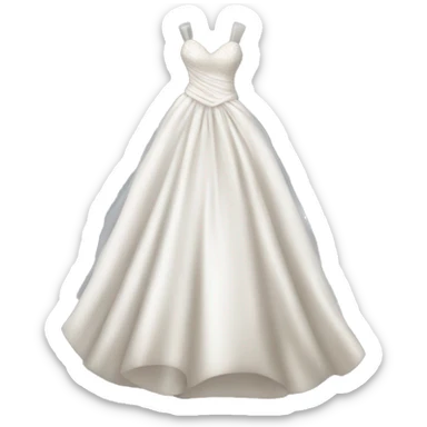Wedding gown sticker