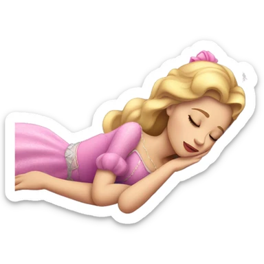 Sleeping beauty  sticker
