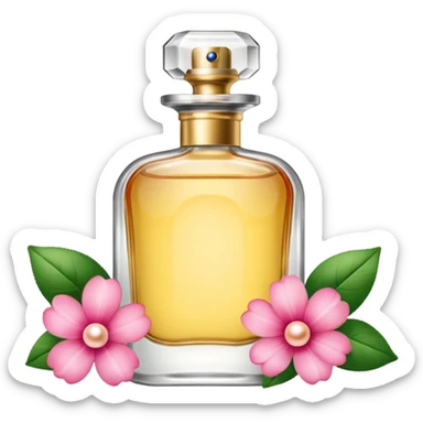 simple perfume sticker