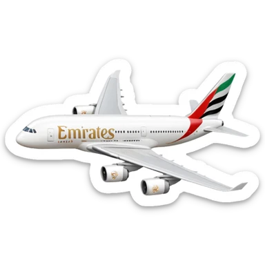 emirates plane emoji sticker