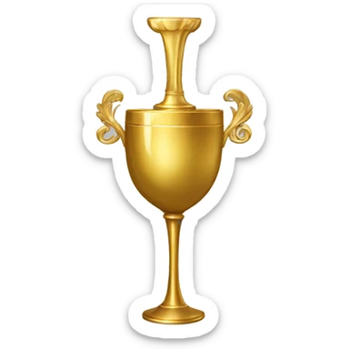 gold goblet sticker