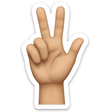 Yvl handsign sticker