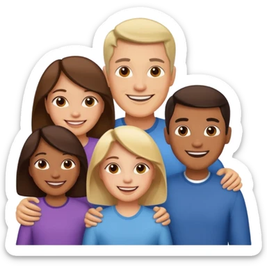 Eigene Familienbild sticker