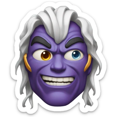 Every marvel character rolled into one creepy sticker